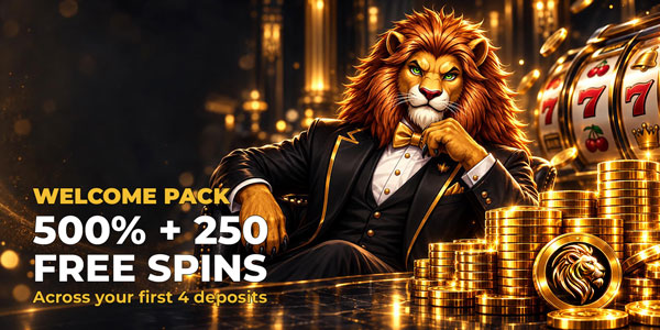 Welcome Pack: 500% + 250 Free Spins